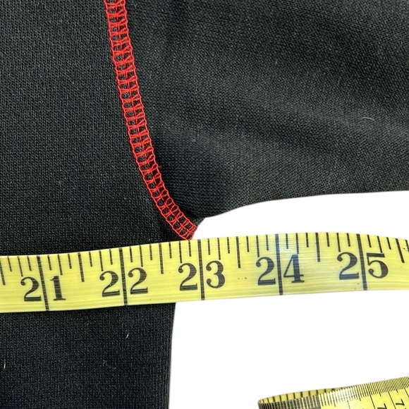 VTG Bugle Boy Dimension Mock Turtleneck Pullover Black/Red Embroidered Large - Picture 9 of 12